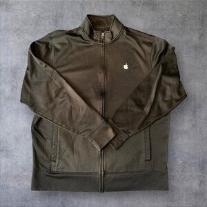 Black Apple Official Employee Zip-Up Hoodie – Large